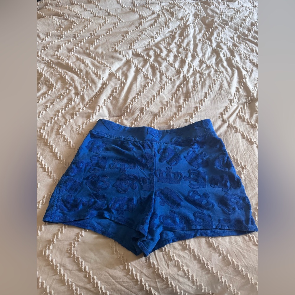 Juicy Couture Electric Blue Logo shorts